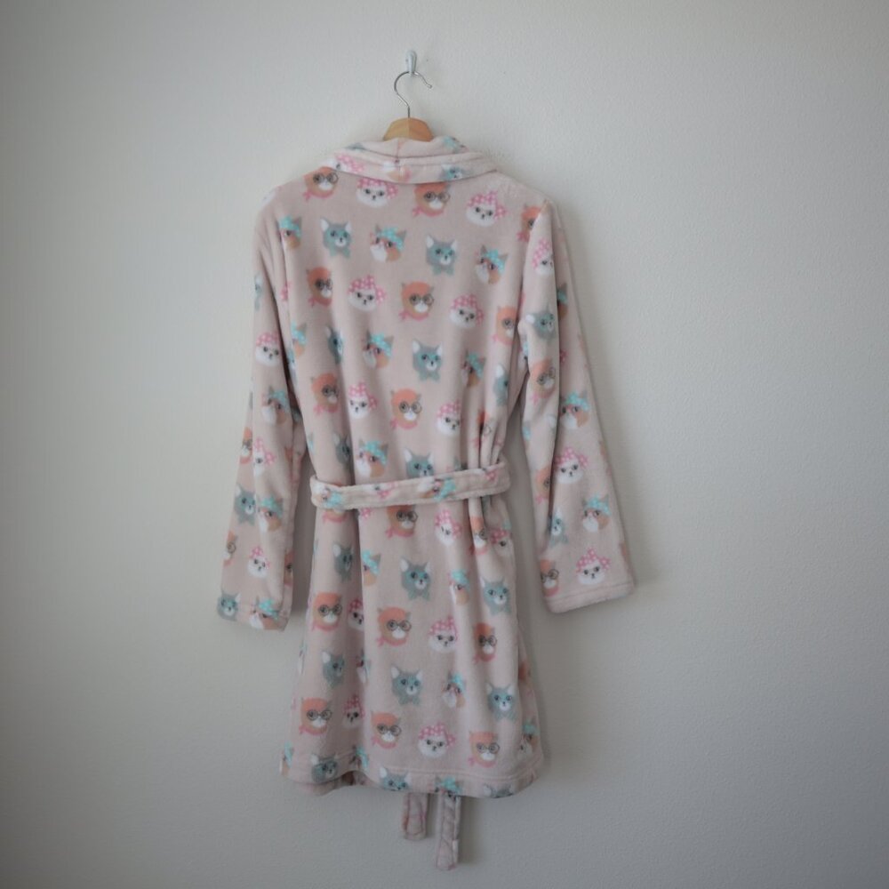 Daydream Retro Cats Fleece Robe | S/M - Picture 5 of 5